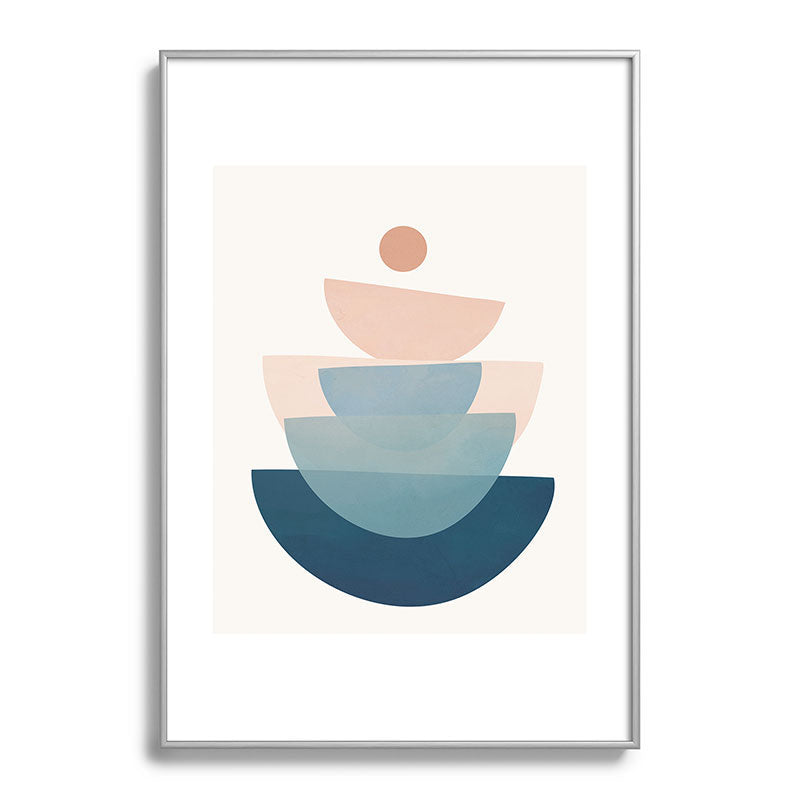 Abstract Minimal Shapes 31 Framed Art Print Gallery Image 132