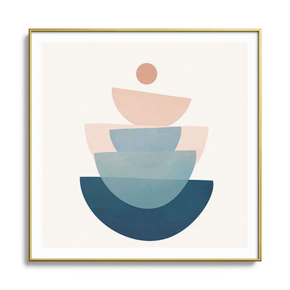 Abstract Minimal Shapes 31 Framed Art Print Gallery Image 136