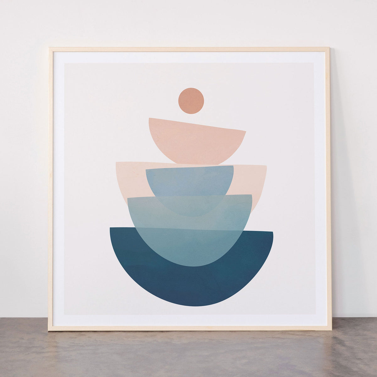 Abstract Minimal Shapes 31 Framed Art Print Gallery Image 33