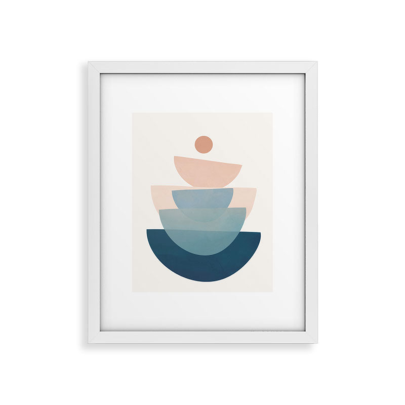 Abstract Minimal Shapes 31 Framed Art Print Gallery Image 34