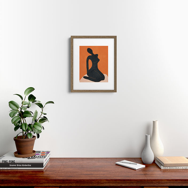 Abstract Nude II Framed Art Print Gallery Image 11