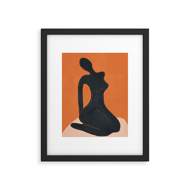 Abstract Nude II Framed Art Print Gallery Image 4
