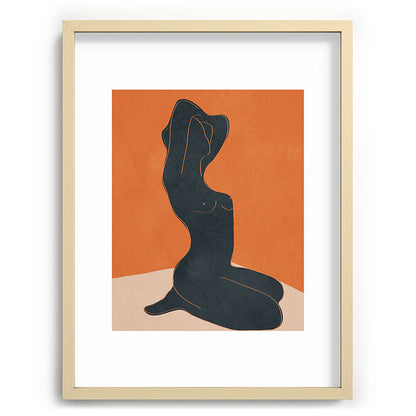 Abstract Nude IV Framed Art Print Gallery Image 72