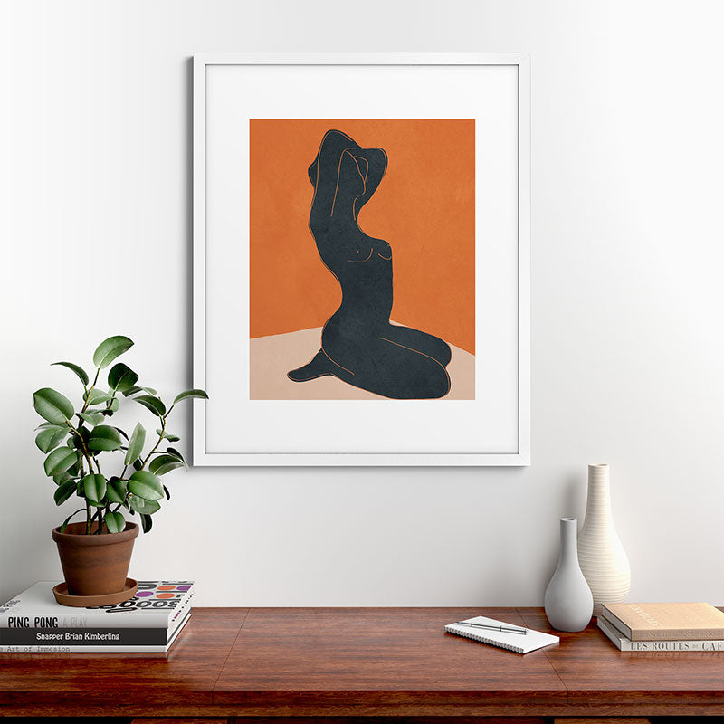 Abstract Nude IV Framed Art Print Gallery Image 56