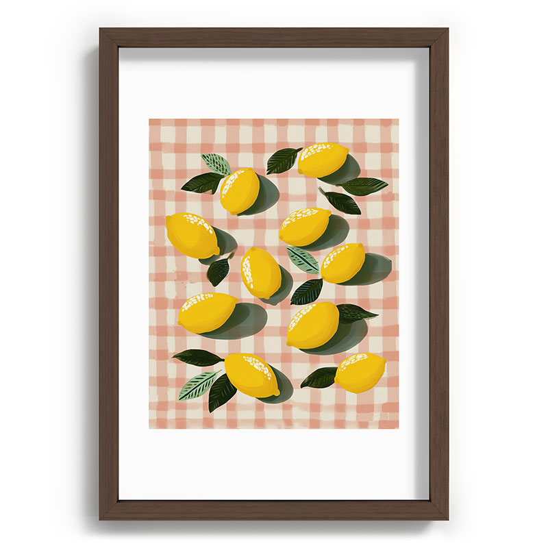Lemon Picnic Still Life Framed Art Print Gallery Image 65