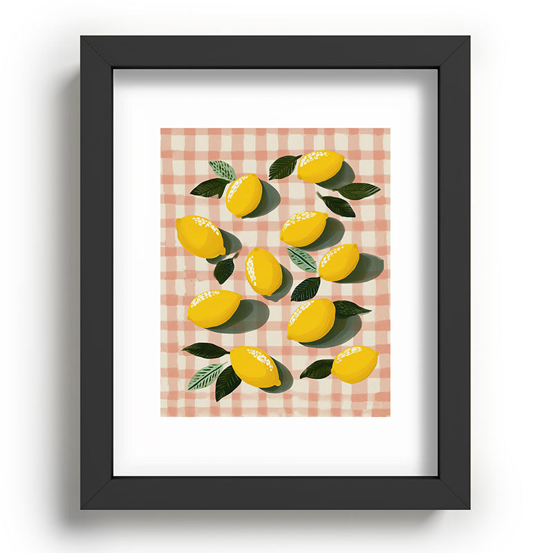 Lemon Picnic Still Life Framed Art Print Gallery Image 58
