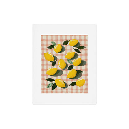 Lemon Picnic Still Life Art Print Gallery Image 5