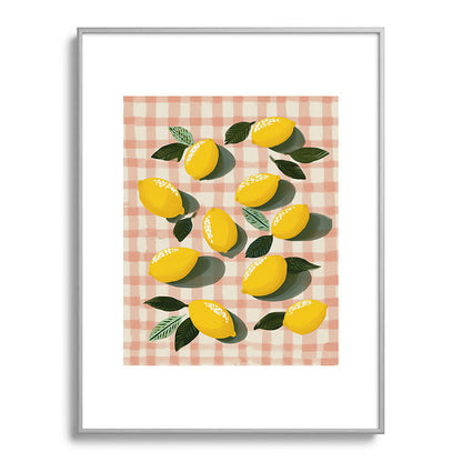 Lemon Picnic Still Life Framed Art Print Gallery Image 99