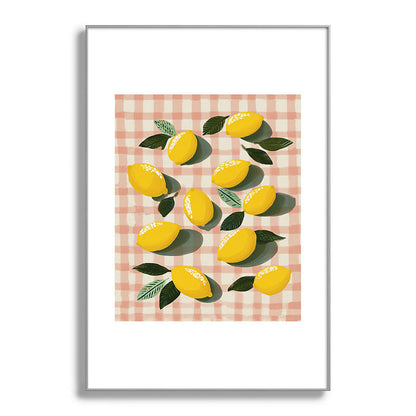 Lemon Picnic Still Life Framed Art Print Gallery Image 100