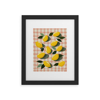 Lemon Picnic Still Life Framed Art Print Gallery Image 33