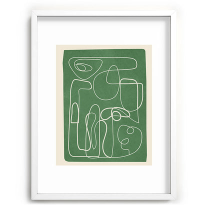 Lines in Space 7 Framed Art Print Gallery Image 78