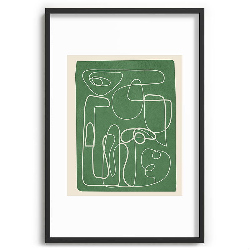 Lines in Space 7 Framed Art Print Gallery Image 62