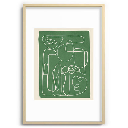Lines in Space 7 Framed Art Print Gallery Image 74