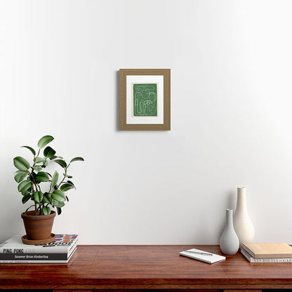 Lines in Space 7 Framed Art Print Gallery Image 37
