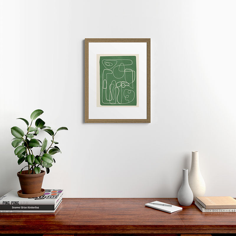 Lines in Space 7 Framed Art Print Gallery Image 40