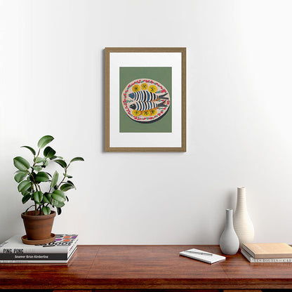 Mediterranean Fish Plate Framed Art Print Gallery Image 40