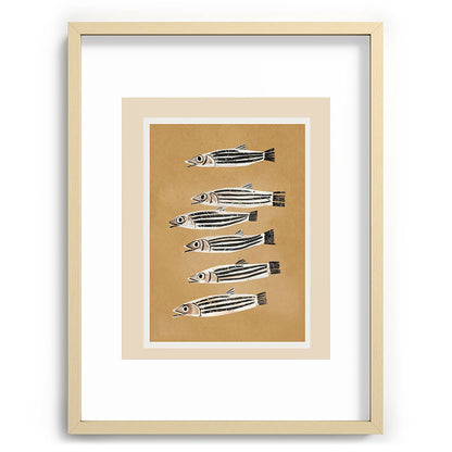 Minimal Fish Study Framed Art Print Gallery Image 72
