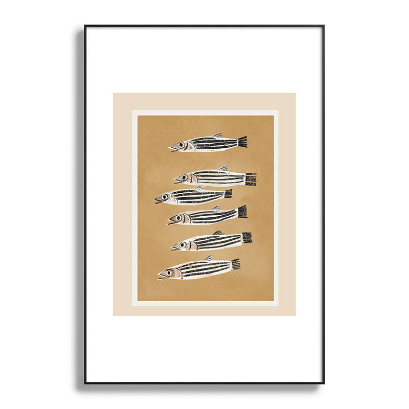 Minimal Fish Study Framed Art Print Gallery Image 87