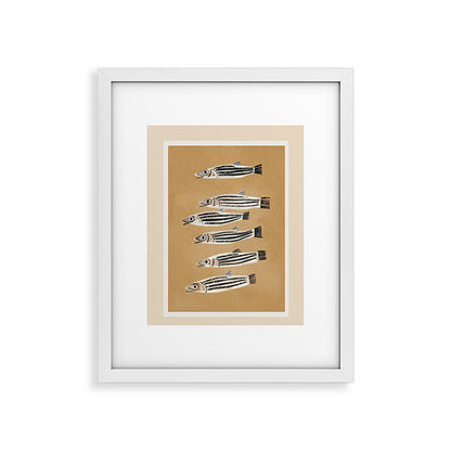 Minimal Fish Study Framed Art Print Gallery Image 22