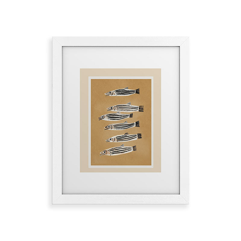 Minimal Fish Study Framed Art Print Gallery Image 51
