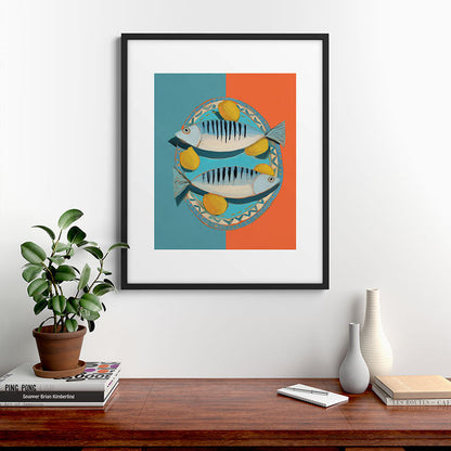 Modern Coastal Still Life Framed Art Print Gallery Image 7