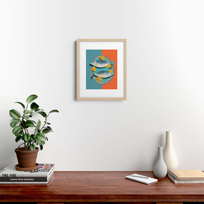 Modern Coastal Still Life Framed Art Print Gallery Image 18