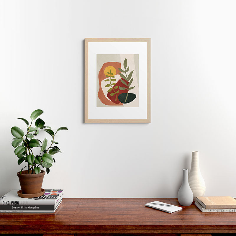 Two Abstract Branches Framed Art Print Gallery Image 47
