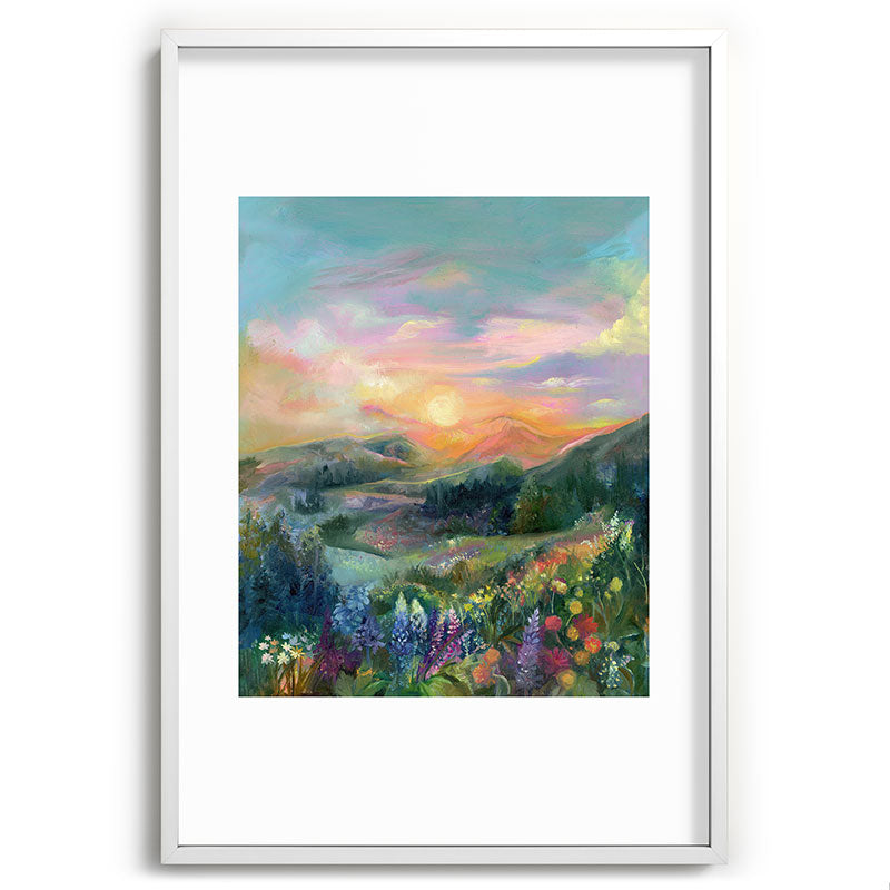 Sunset Landscape Framed Art Print Gallery Image 110