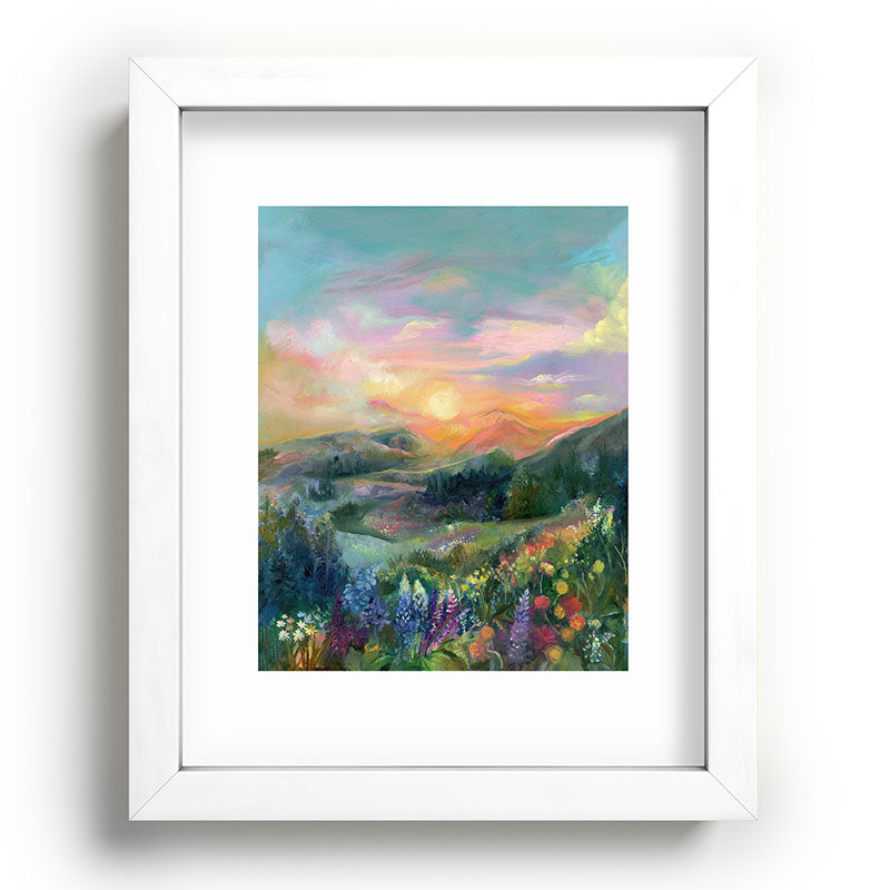 Sunset Landscape Framed Art Print Gallery Image 104