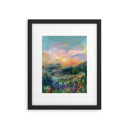 Sunset Landscape Framed Art Print Gallery Image 3