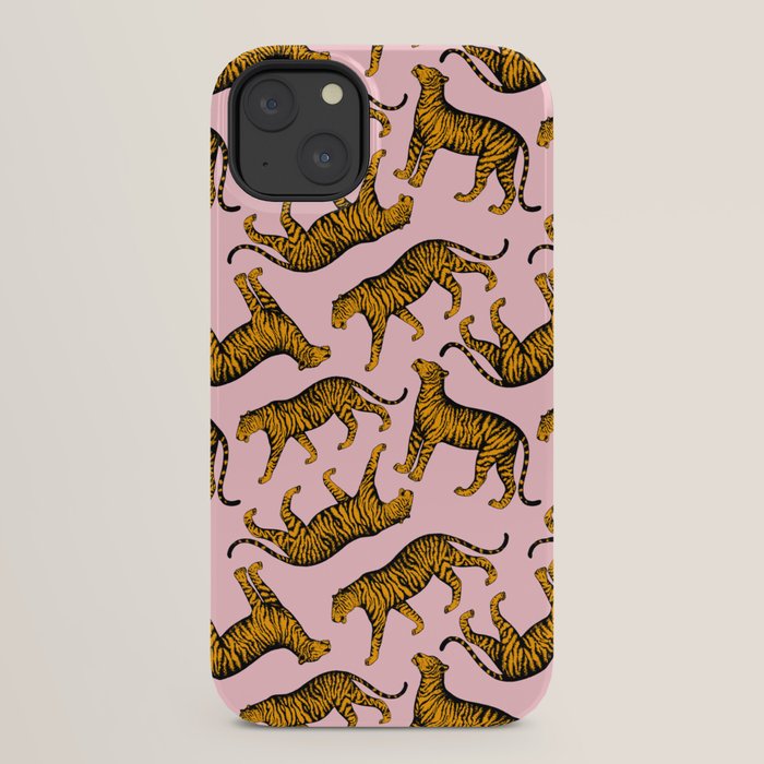 Tigers (Pink and Marigold) iPhone Case Gallery Image 22