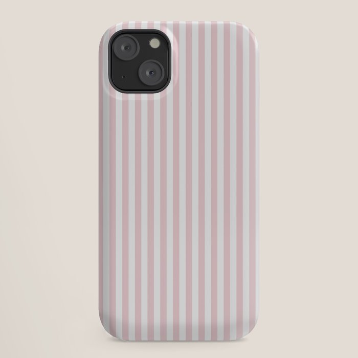 Pastel Pink & White Simple Stripe iPhone Case Gallery Image 18