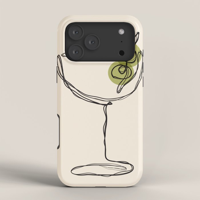 Dirty Martini Cocktail Drink iPhone Case Gallery Image 4