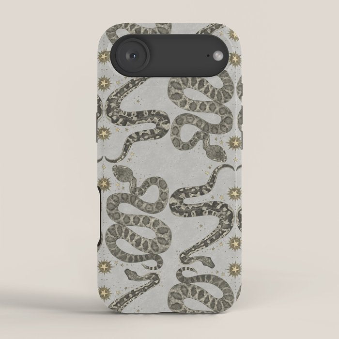 celestial snakes silver iPhone Case Gallery Image 2