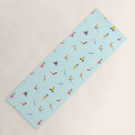Yoga poses pattern Yoga Mat Gallery Image 1