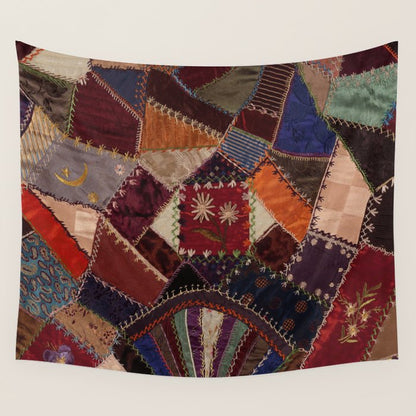 Vintage Bohemian Patchwork Wall Tapestry Gallery Image 4