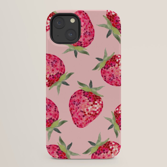 Disco Ball Strawberry iPhone Case Gallery Image 22