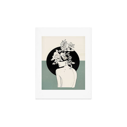 Bloom 8 Line Drawing Art Print Gallery Image 3