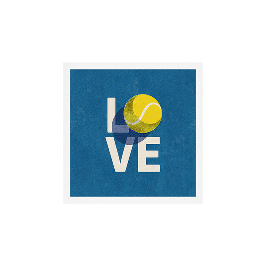 BALLS - Love Tennis - Hard Court Art Print Gallery Image 2