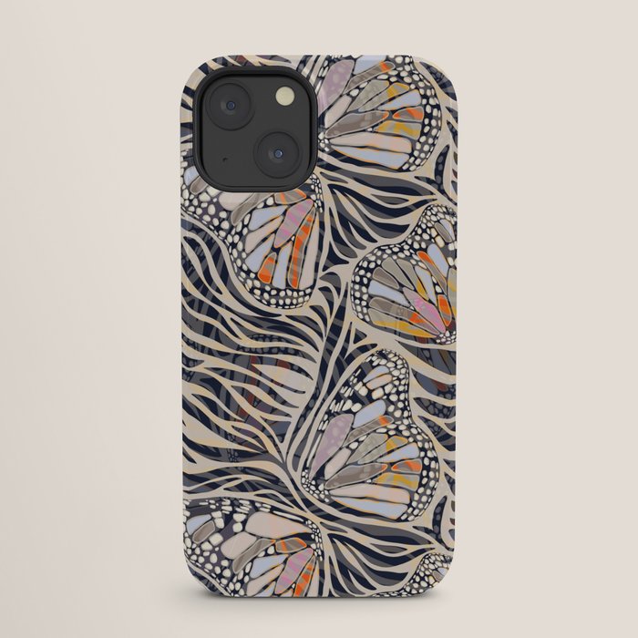 Abstract Retro Boho Butterfly Zebra Pattern â¢ Earthy Nature iPhone Case Gallery Image 25