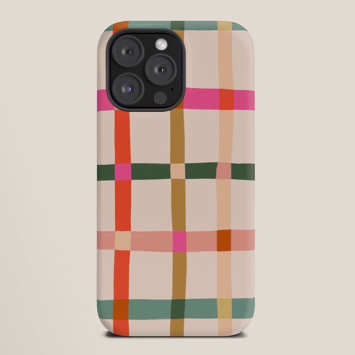 Colourful window pane checked pattern iPhone Case Gallery Image 20