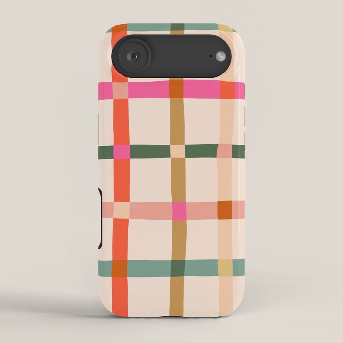 Colourful window pane checked pattern iPhone Case Gallery Image 2