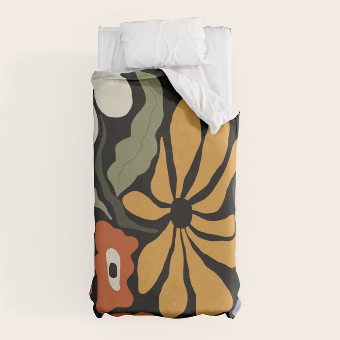 Summer floral night Duvet Cover Gallery Image 5