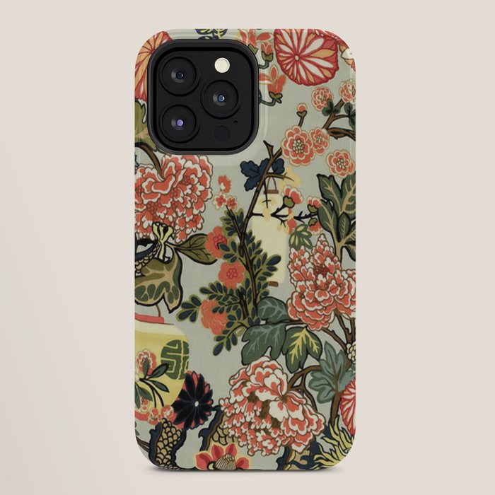 Chinese Dragon Vintage Floral Pattern iPhone Case Gallery Image 28