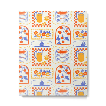 Summer vacation patchwork art pattern Metal Print Gallery Image 4
