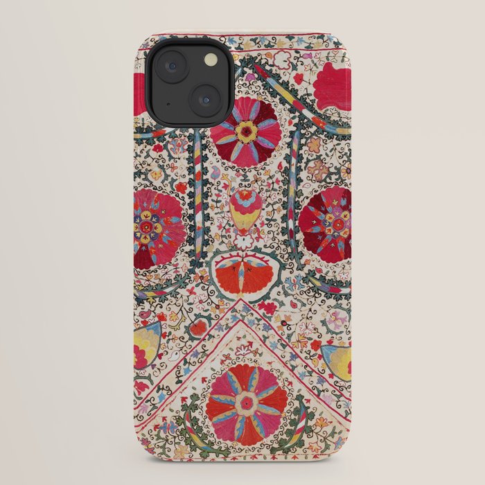 Lakai Suzani Uzbekistan Central Asian Embroidery Print iPhone Case Gallery Image 22