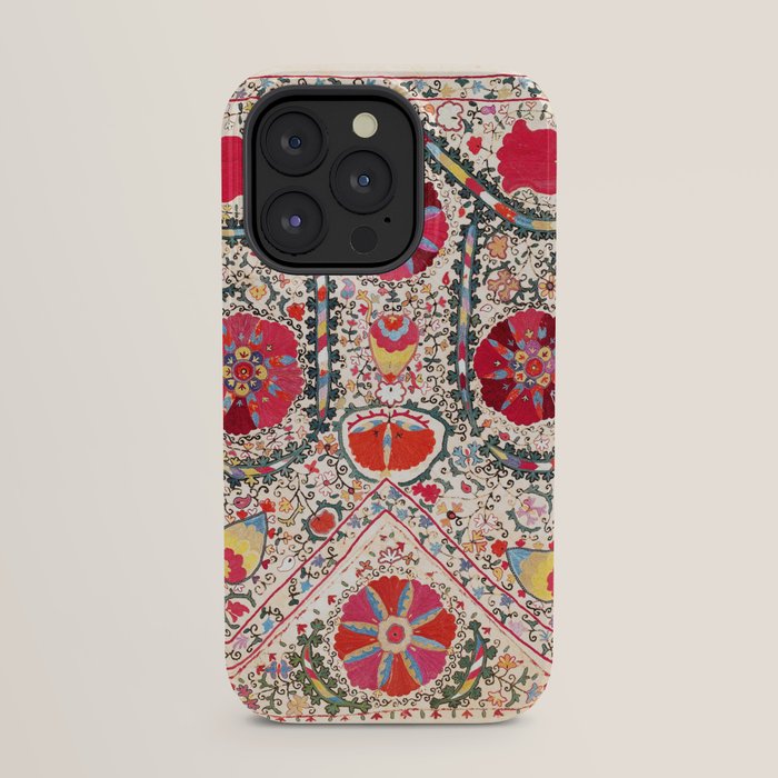Lakai Suzani Uzbekistan Central Asian Embroidery Print iPhone Case Gallery Image 23