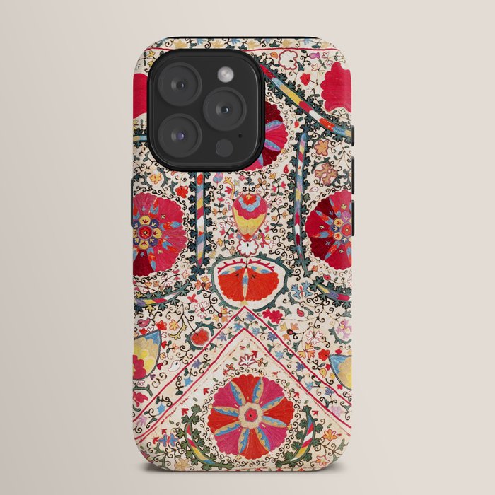 Lakai Suzani Uzbekistan Central Asian Embroidery Print iPhone Case Gallery Image 15