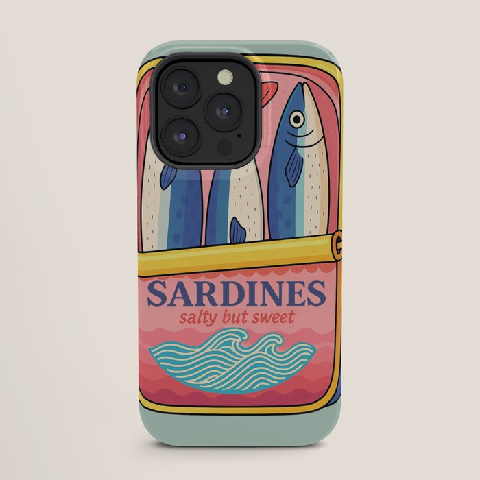 Tin of Love - Sardines in a Can with Heart Tail iPhone Case Gallery Image 27