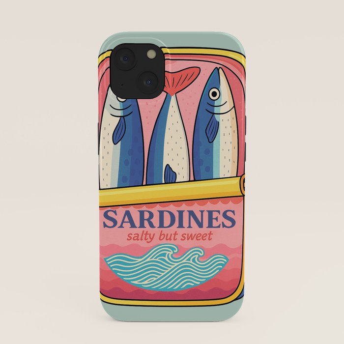 Tin of Love - Sardines in a Can with Heart Tail iPhone Case Gallery Image 37